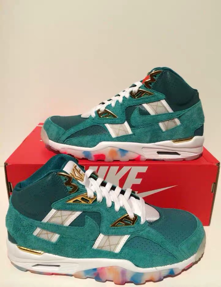 NIKE AIR TRAINER SC HIGH ATL 96 QS Green White Shoes